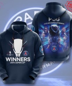 PSG 2025 UEFA Super Cup Winners Limited Merch Collection