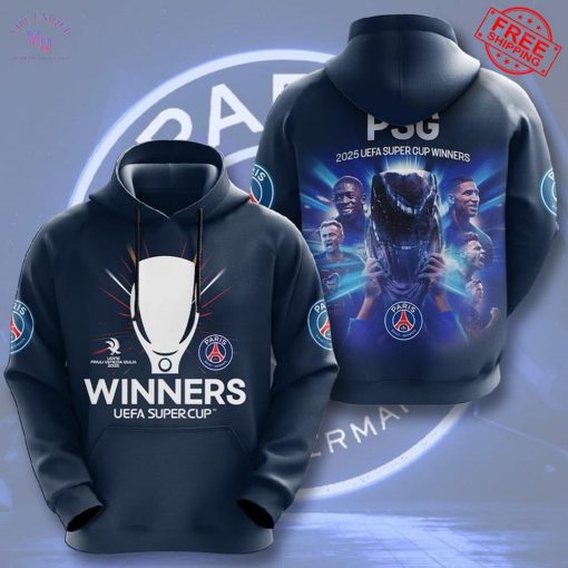 PSG 2025 UEFA Super Cup Winners Limited Merch Collection