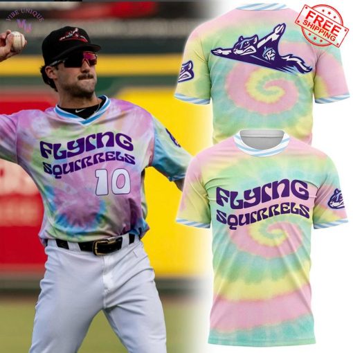 Richmond Flying Squirrels Grateful Dead Night Limited T-Shirt