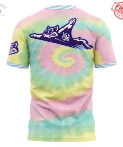 Richmond Flying Squirrels Grateful Dead Night Limited T Shirt 3