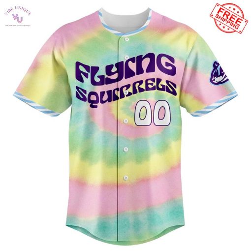 Richmond Flying Squirrels Personalized Grateful Dead Night 2025 Limited Baseball Jersey