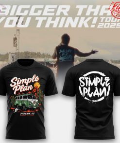 Simple Plan Bigger Than You Think Tour 2025 Limited Merch Collection