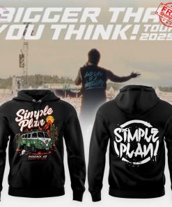 Simple Plan Bigger Than You Think Tour 2025 Limited Merch Collection