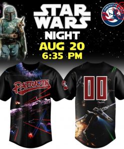Somerset Patriots x Star Wars Night 2025 Limited Baseball Jersey